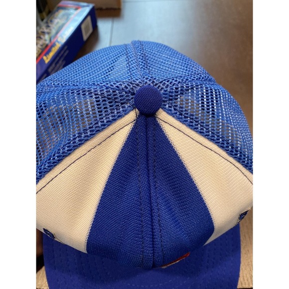 Vintage 80s ATLANTA BRAVES Embroidered ADJ Lucky Stripes snapback hat cap Rare - Picture 8 of 8